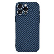Husa pentru  iPhone 16 Pro Max CarbonFiber UltraSlim, Lightweight, albastru