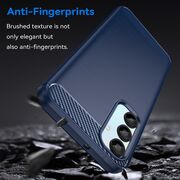 Husa pentru Samsung Galaxy A16 Carbon Liquid Silicone, albastru