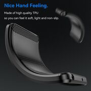 Husa pentru Samsung Galaxy A16 Carbon Liquid Silicone, negru