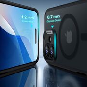 Pachet 360: Folie din sticla + Husa pentru  iPhone 16 - ESR Classic Hybrid HaloLock cu Magsafe - negru mat