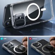 Pachet 360: Folie din sticla + Husa pentru  iPhone 16 - ESR Classic Hybrid HaloLock cu Magsafe - transparent