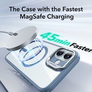 Husa pentru  iPhone 16 - ESR Classic Hybrid HaloLock cu Magsafe si Kickstand - albastru