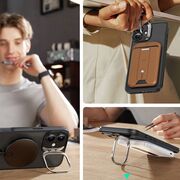 Pachet 360: Folie din sticla + Husa pentru  iPhone 16 - ESR Classic Hybrid HaloLock cu Magsafe si Kickstand - negru mat
