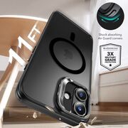 Pachet 360: Folie din sticla + Husa pentru  iPhone 16 - ESR Classic Hybrid HaloLock cu Magsafe si Kickstand - negru mat