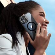 Pachet 360: Folie din sticla + Husa pentru  iPhone 16 - ESR Classic Hybrid HaloLock cu Magsafe si Kickstand - negru