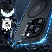 Pachet 360: Folie din sticla + Husa pentru  iPhone 16 Pro Max - ESR Classic Hybrid HaloLock cu Magsafe - negru mat