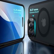 Pachet 360: Folie din sticla + Husa pentru  iPhone 16 Pro Max - ESR Classic Hybrid HaloLock cu Magsafe - negru mat