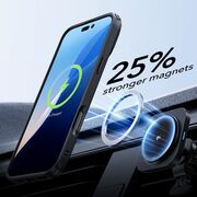 Pachet 360: Folie din sticla + Husa pentru  iPhone 16 Pro Max - ESR Classic Hybrid HaloLock cu Magsafe si Kickstand - negru mat