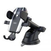 Suport Auto XO C77 Gravity cu Prindere pe Bord sau Parbriz, Rotire 360°, Negru
