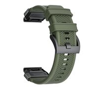 Curea pentru Garmin Fenix 3/3 HR/5X/5X Plus/6X/6X Pro/7X/7X Pro Solar 26 mm Quickfit din material textil - portocaliu