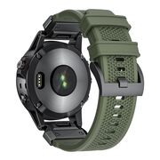 Curea pentru Garmin Fenix 3/3 HR/5X/5X Plus/6X/6X Pro/7X/7X Pro Solar 26 mm Quickfit din material textil - portocaliu