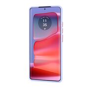 Husa pentru  Motorola Edge 50 Pro Ghost Series frosted - mov