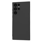 Husa pentru  Samsung Galaxy S22 Ultra 5G Liquid Silicone cu MagSafe, subțire, captusita cu microfibra, anti amprentă, protectie cameră foto, negru