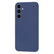 Husa pentru  Samsung Galaxy S23 FE Liquid Silicone cu MagSafe, subțire, captusita cu microfibra, anti amprentă, protectie cameră foto, albastru