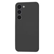 Husa pentru  Samsung Galaxy S23 Liquid Silicone cu MagSafe, subțire, captusita cu microfibra, anti amprentă, protectie cameră foto, negru