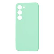 Husa pentru  Samsung Galaxy S23 Liquid Silicone cu MagSafe, subțire, captusita cu microfibra, anti amprentă, protectie cameră foto, verde deschis