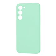 Husa pentru  Samsung Galaxy S23 Plus  Liquid Silicone cu MagSafe, subțire, captusita cu microfibra, anti amprentă, protectie cameră foto, verde deschis