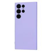 Husa pentru  Samsung Galaxy S23 Ultra 5G Liquid Silicone cu MagSafe, subțire, captusita cu microfibra, anti amprentă, protectie cameră foto, lavanda