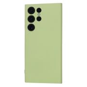 Husa pentru  Samsung Galaxy S23 Ultra 5G Liquid Silicone cu MagSafe, subțire, captusita cu microfibra, anti amprentă, protectie cameră foto, verde