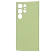 Husa pentru  Samsung Galaxy S23 Ultra 5G Liquid Silicone cu MagSafe, subțire, captusita cu microfibra, anti amprentă, protectie cameră foto, verde