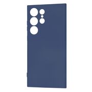 Husa pentru  Samsung Galaxy S24 Ultra Liquid Silicone cu MagSafe, subțire, captusita cu microfibra, anti amprentă, protectie cameră foto, albastru