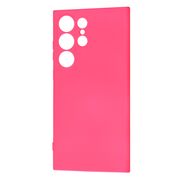 Husa pentru  Samsung Galaxy S24 Ultra Liquid Silicone cu MagSafe, subțire, captusita cu microfibra, anti amprentă, protectie cameră foto, fucsia