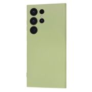 Husa pentru  Samsung Galaxy S24 Ultra Liquid Silicone cu MagSafe, subțire, captusita cu microfibra, anti amprentă, protectie cameră foto, verde
