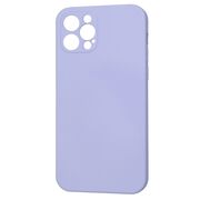 Husa pentru  iPhone 12 Pro Liquid Silicone cu MagSafe, subțire, captusita cu microfibra, anti amprentă, protectie cameră foto, lavanda