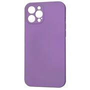 Husa pentru  iPhone 12 Pro Max Liquid Silicone cu MagSafe, subțire, captusita cu microfibra, anti amprentă, protectie cameră foto, mov
