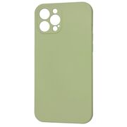 Husa pentru  iPhone 12 Pro Max Liquid Silicone cu MagSafe, subțire, captusita cu microfibra, anti amprentă, protectie cameră foto, verde
