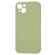 Husa pentru  iPhone 13 Liquid Silicone cu MagSafe, subțire, captusita cu microfibra, anti amprentă, protectie cameră foto, verde