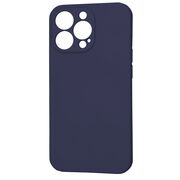 Husa pentru  iPhone 13 Pro Liquid Silicone cu MagSafe, subțire, captusita cu microfibra, anti amprentă, protectie cameră foto, albastru