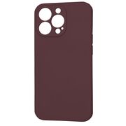 Husa pentru  iPhone 13 Pro Liquid Silicone cu MagSafe, subțire, captusita cu microfibra, anti amprentă, protectie cameră foto, bordeaux