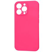 Husa pentru  iPhone 13 Pro Liquid Silicone cu MagSafe, subțire, captusita cu microfibra, anti amprentă, protectie cameră foto, fucsia