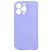 Husa pentru  iPhone 13 Pro Liquid Silicone cu MagSafe, subțire, captusita cu microfibra, anti amprentă, protectie cameră foto, lavanda