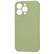 Husa pentru  iPhone 13 Pro Liquid Silicone cu MagSafe, subțire, captusita cu microfibra, anti amprentă, protectie cameră foto, verde