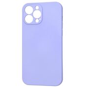 Husa pentru  iPhone 13 Pro Max Liquid Silicone cu MagSafe, subțire, captusita cu microfibra, anti amprentă, protectie cameră foto, lavanda