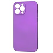 Husa pentru  iPhone 13 Pro Max Liquid Silicone cu MagSafe, subțire, captusita cu microfibra, anti amprentă, protectie cameră foto, mov