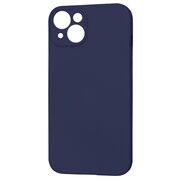 Husa pentru  iPhone 14 Liquid Silicone cu MagSafe, subțire, captusita cu microfibra, anti amprentă, protectie cameră foto, albastru