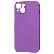 Husa pentru  iPhone 14 Liquid Silicone cu MagSafe, subțire, captusita cu microfibra, anti amprentă, protectie cameră foto, mov