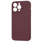 Husa pentru  iPhone 14 Pro Max Liquid Silicone cu MagSafe, subțire, captusita cu microfibra, anti amprentă, protectie cameră foto, bordeaux