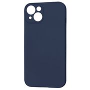 Husa pentru  iPhone 15 Liquid Silicone cu MagSafe, subțire, captusita cu microfibra, anti amprentă, protectie cameră foto, albastru