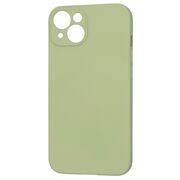 Husa pentru  iPhone 15 Liquid Silicone cu MagSafe, subțire, captusita cu microfibra, anti amprentă, protectie cameră foto, verde