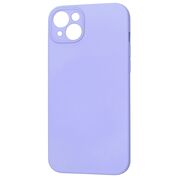 Husa pentru  iPhone 15 Plus Liquid Silicone cu MagSafe, subțire, captusita cu microfibra, anti amprentă, protectie cameră foto, lavanda