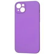 Husa pentru  iPhone 15 Plus Liquid Silicone cu MagSafe, subțire, captusita cu microfibra, anti amprentă, protectie cameră foto, mov