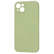 Husa pentru  iPhone 15 Plus Liquid Silicone cu MagSafe, subțire, captusita cu microfibra, anti amprentă, protectie cameră foto, verde