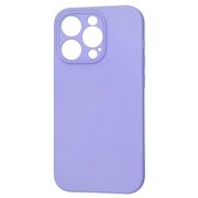 Husa pentru  iPhone 15 Pro Liquid Silicone cu MagSafe, subțire, captusita cu microfibra, anti amprentă, protectie cameră foto, lavanda