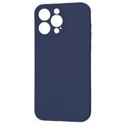 Husa pentru  iPhone 15 Pro Max Liquid Silicone cu MagSafe, subțire, captusita cu microfibra, anti amprentă, protectie cameră foto, albastru