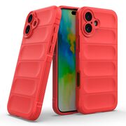 Husa pentru  iPhone 16 Liquid Silicone, Microfibre Lining, Non-Slip Airbag Design, mov