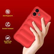 Husa pentru  iPhone 16 Plus Liquid Silicone, Microfibre Lining, Non-Slip Airbag Design, albastru